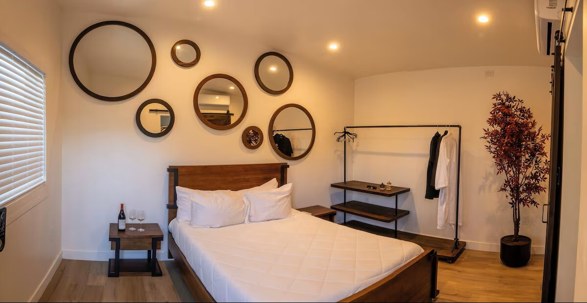 Premium King Room with luxury balcony at O2 Resort Valle de Guadalupe, Baja California