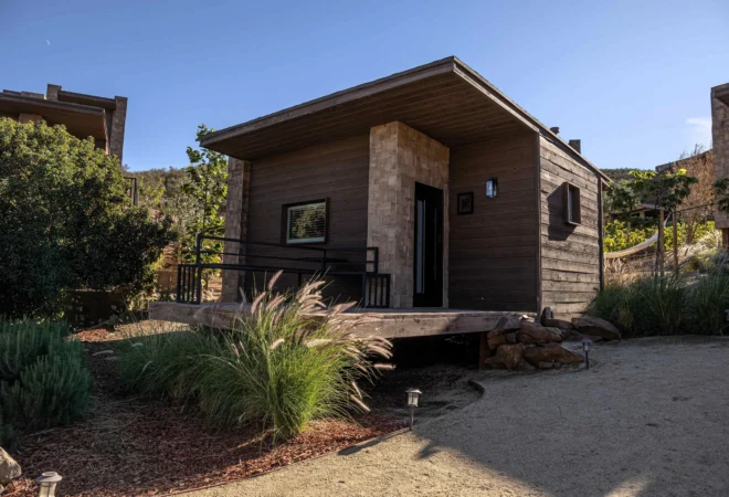 Comfortable King Room at O2 Resort Valle de Guadalupe for a relaxing stay